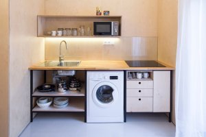architectureMADE, Rekonstrukce nájemního bytu 1+1 v Plzni – foto