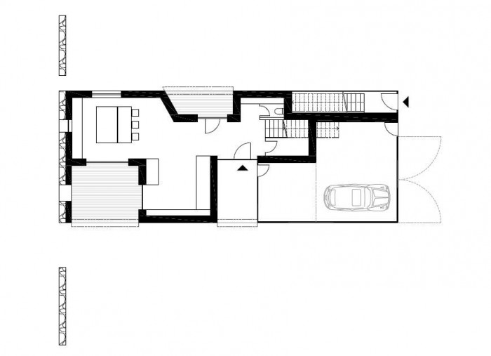 suterén, Twin house, bergmeisterwolf architekten,