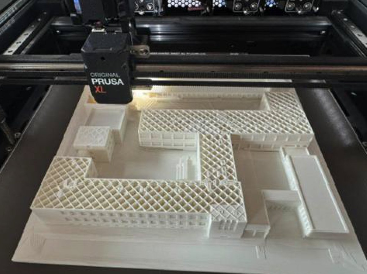 3D/BIM model z Archicadu byl využit i pro 3D tisk modelu…