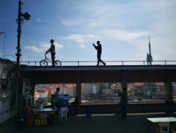 Otevření střešní terasy Domu Radost.