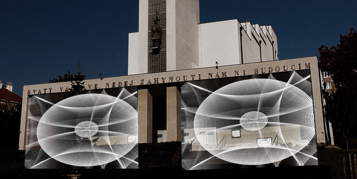 Vizualizace k letošnímu ročníku festivalu Signal - László Zsolt Bordos, Čechovo náměstí