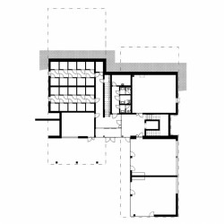 Bytový dům pro seniory ve Staříči, Kamil Mrva Architects / Kamil Mrva, Martin Rosa, půdorys suterén