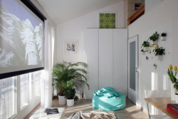 Mooza architecture, Interiér mezonetového bytu v Holešovicích - foto