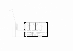 Compass Architekti, Rodinný dom Devín, půdorys 2. NP – foto