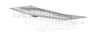 Hlavní budova: jihovýchodní pohled (ARTEVINI Resort & Winery u Velkých Pavlovic; znamení čtyř – architekti)
