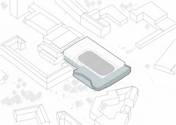 Revitalizace zimního stadionu v Opavě, Qarta Architektura, prostorové schéma