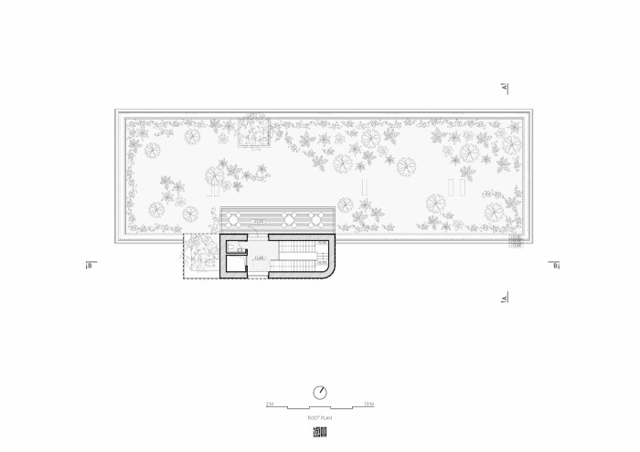 DADA Distrikt, KOGAA / Alexandra Georgescu, Tomáš Kozelský, Viktor Odstrčilík, půdorys střecha