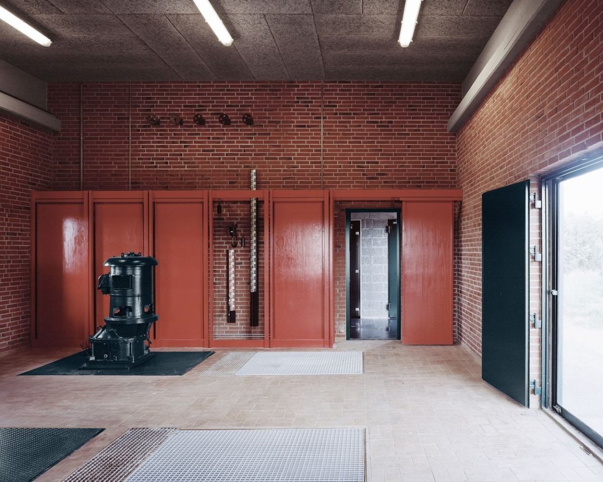 Johansen Skovsted Arkitekter, přečerpávací stanice na řece Skjern, foto