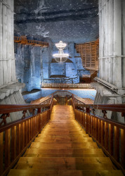 Podzemní prostory solného dolu Wieliczka