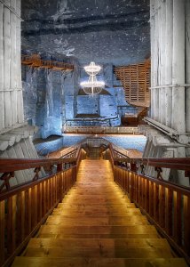 Podzemní prostory solného dolu Wieliczka