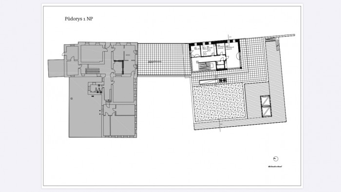 Mateřská školka v Nekoři, půdorys 1NP, MOLO ARCHITEKTI, zdroj : MOLO ARCHITEKTI