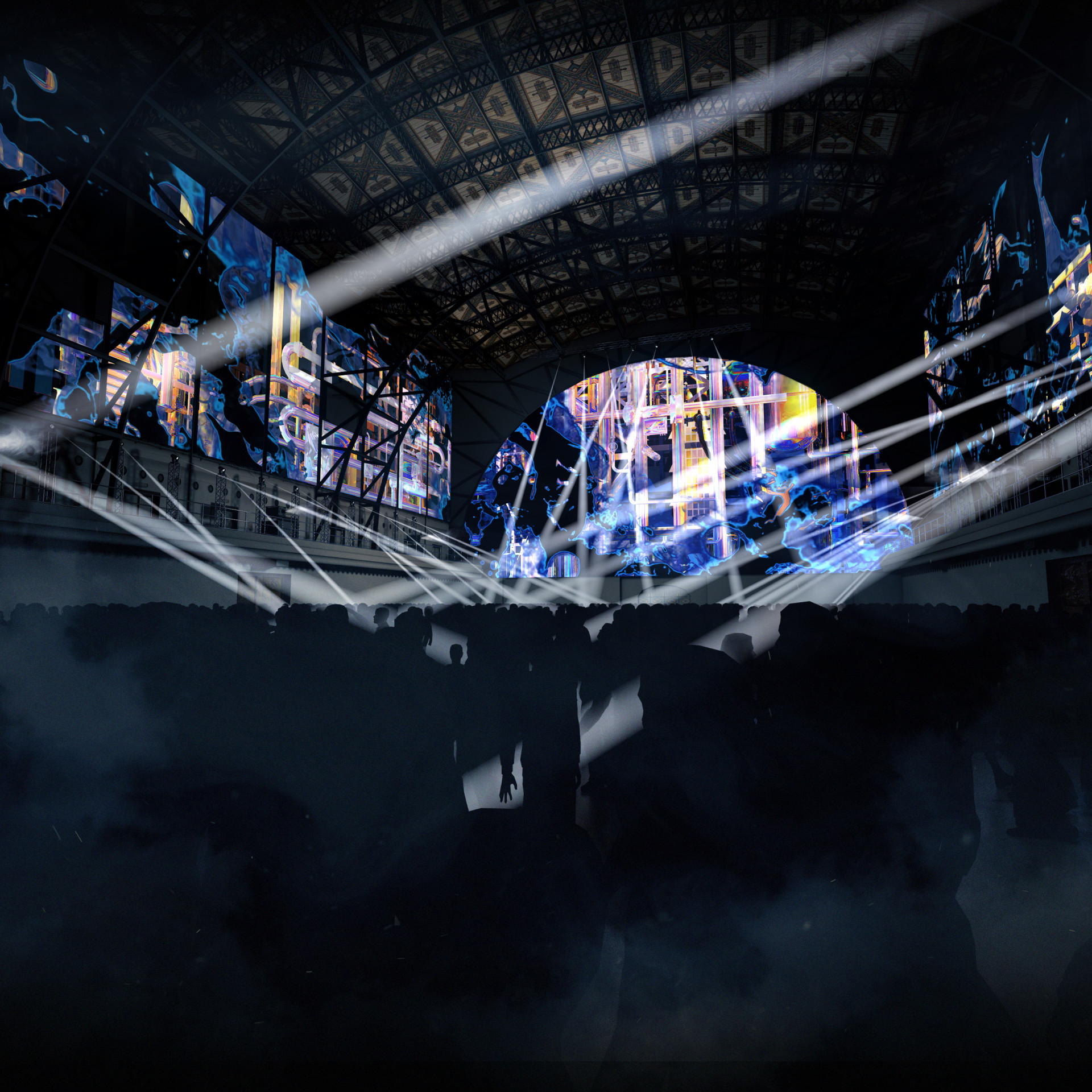 Superar v Průmyslovém paláci na Výstavišti, OnionLab. Zdroj: Signal festival&nbsp;