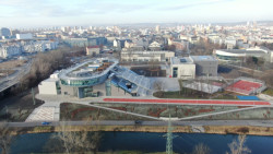 City Campus Ostrava, ATELIER SIMONA GROUP, KANIA a.s.: Pohled na celý kampus z dronu