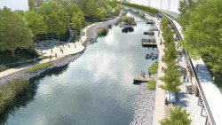 Vítězný návrh soutěže na revitalizaci nábřeží řeky Svratky, Ivan Ruller.