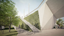 Dvorecký most, vizualizace.