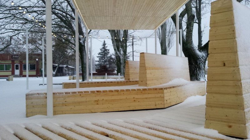 +48 Grupa Projektowa, Vladimír Balda, Jiří Žid, Pavilon na nábřeží Dněpru – foto