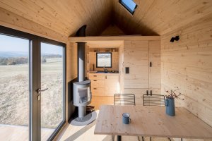 Mobilní domek Mobile Hut, ARTIKUL architekti.