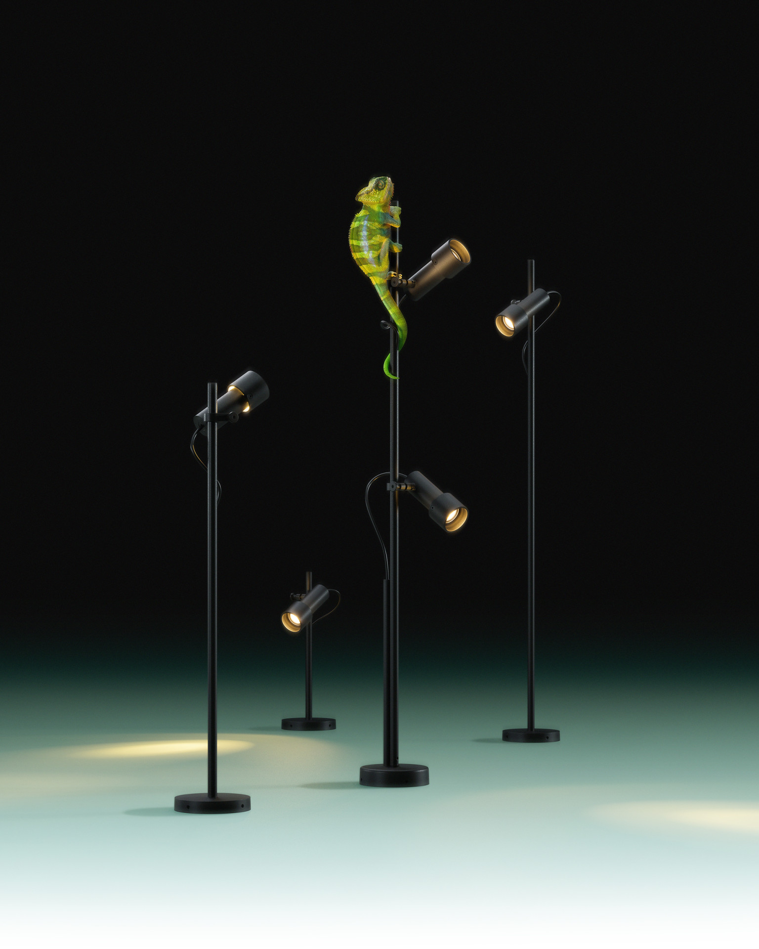 Souhra světel vytvářející dekorativní svatozář - PALOSANTO