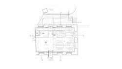 Půdorys 1. NP (Port 1560, Domy Architects)