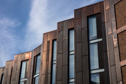 Vysokoškolské koleje Chamberlain Halls of Residence v Birminghamu, Glancy Nicholls Architects.