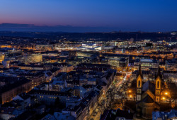 Vizualizace vítězného návrhu Vltavské filharmonie v Praze