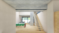 Na předměstí desetitisícového západočeského města roste moderní rodinný dům. Za jeho architekturou stojí Petr Sladký, projekční část zajistila kancelář AW Projekt. (na obrázku vizualizace)