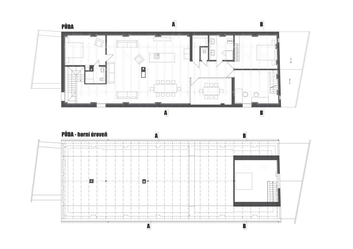 Rekonstrukce půdy, 3+1 architekti