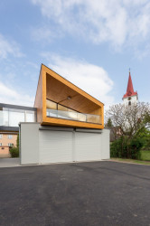 Nástavba hasičské zbrojnice v Palkovicích, Kamil Mrva architects, foto