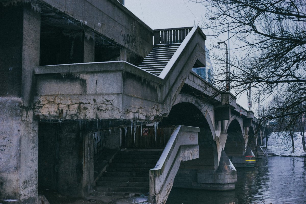 Stav Libeňského mostu před rekonstrukcí