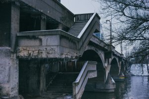 Stav Libeňského mostu před rekonstrukcí