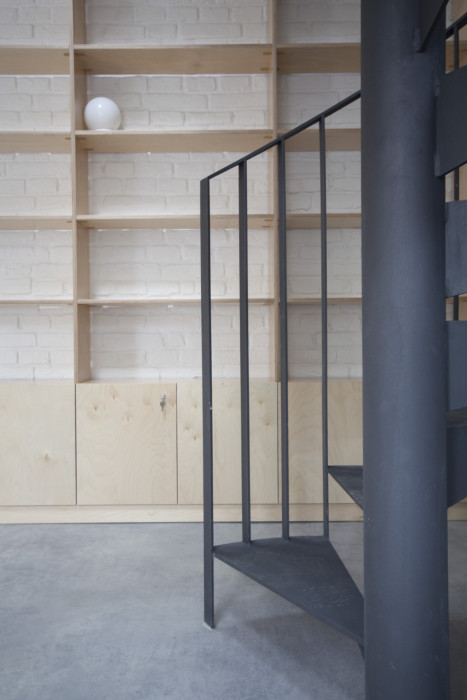 Obecní knihovna ve Statenicích, majo architekti / Jan Jaroš, Martin Poláček.