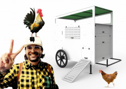 Prague Design Week 2020, mobilní kurník.