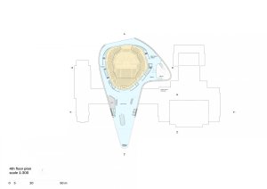 Koncertní síň v Ostravě od studií Steven Holl Architects + Architecture Acts, výkresy.