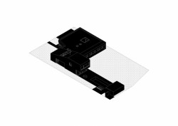 plusminusarchitects, Rodinný dom Rusovce, axonometrie – foto