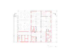 Kocanda Kravsko, ORA: Třídírna, půdorys 1NP