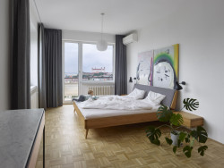 Rekonstrukce bytu a bytového domu Nový Svet, ARCHITEKTI mikulaj & mikulajová - Ložnice