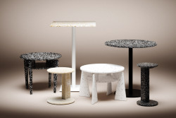 Off-Space, stolky z recyklovaného plastu