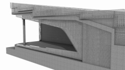 Sky Park Residence, Bratislava - statická část - detail