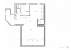 Půdorys spodního patra - původní stav