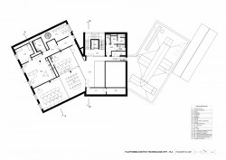 Centrum pokročilých inovačních technologií – těžké laboratoře 3 (CPIT - TL3), PROJEKTSTUDIO EUCZ / David Kotek, půdorys 2NP