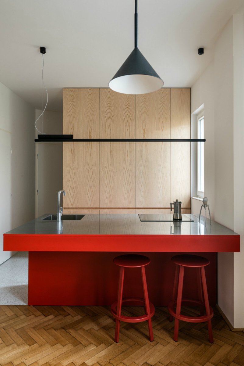 Byt H, Grau Architekti/ Andrej Olah, Filip Marčák, Matej Kurajda, Jana Filípková © Nora and Jakub Čaprnka