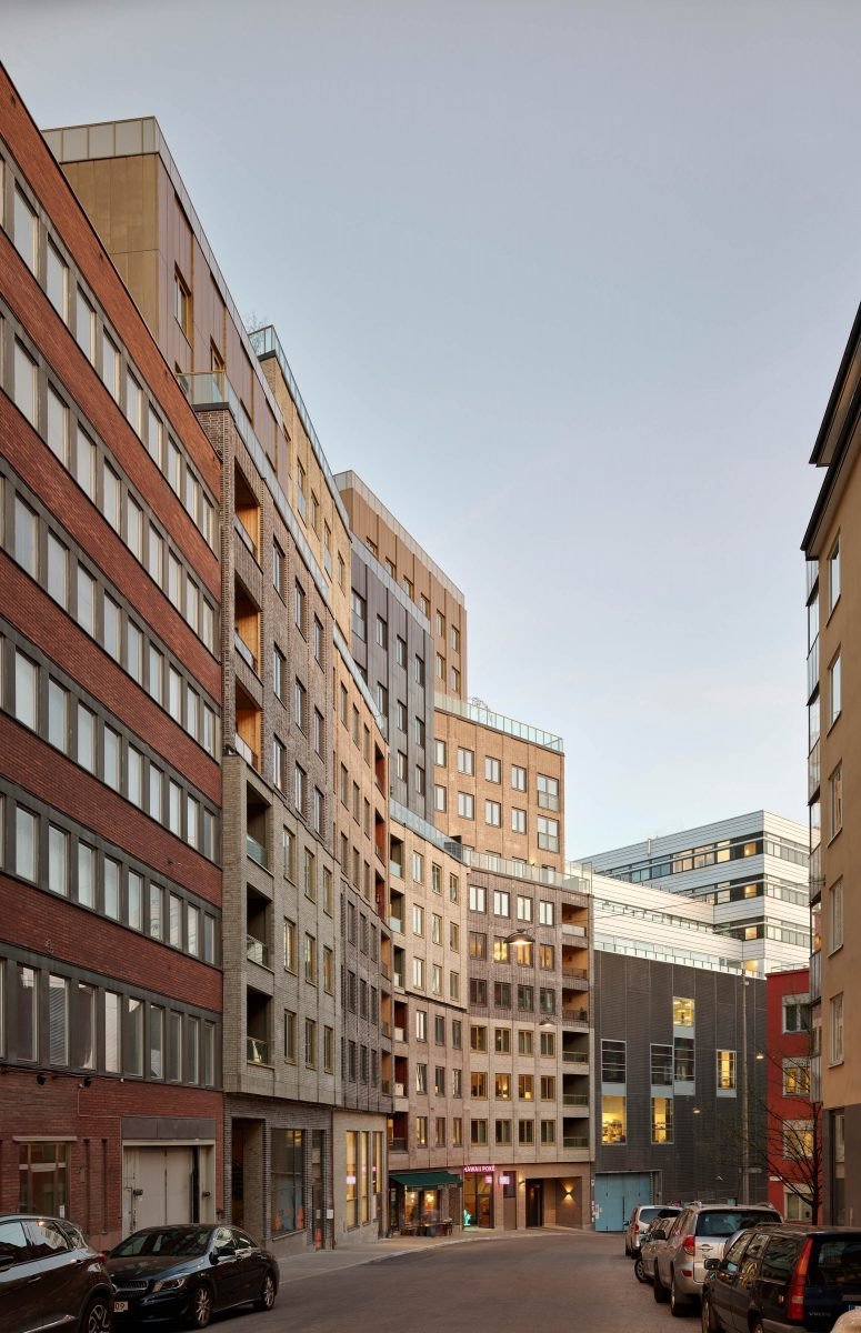 Bytový komplex Etaget ve Stockholmu, studio Kjellander Sjöberg