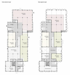 Revitalizace Masarykova náměstí v Jihlavě, půdorysy OD Prior, MCA atelier, s.r.o.