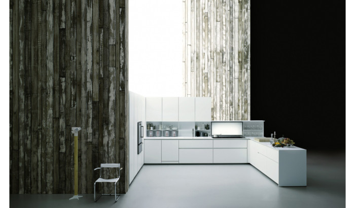 Kuchyň Xila navrhl pro značku Boffi Luigi Massoni. 