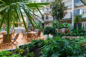 Jungle Interiors do svých návrhů začleňuje rozsáhlé množství rostlin, které plní nejen ekologickou roli, ale zlepšují kvalitu ovzduší a akustiku interiéru.