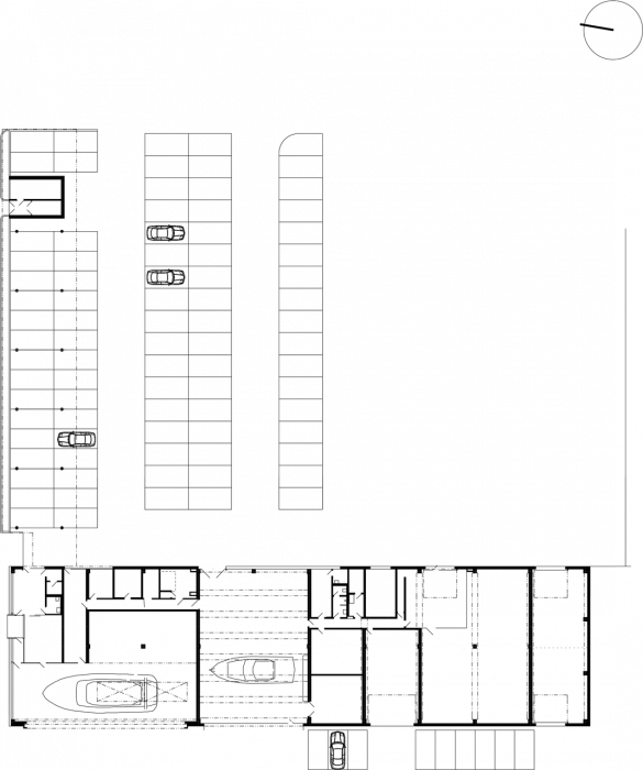 OK PLAN ARCHITECTS s.r.o., SKLADOVACÍ A PARKOVACÍ AREÁL BYCHL s.r.o. - půdorys
