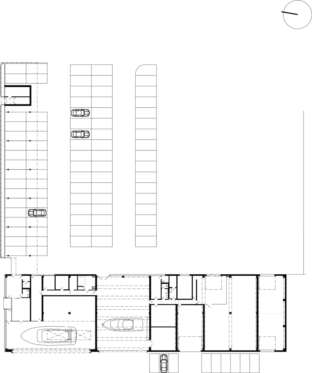 OK PLAN ARCHITECTS s.r.o., SKLADOVACÍ A PARKOVACÍ AREÁL BYCHL s.r.o. - půdorys