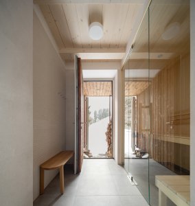 Vstup (Chalupa v Krkonoších; System Recovery Architects)