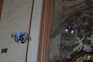 Drony z FEL ČVUT jsou využívány při rekonstrukci památek