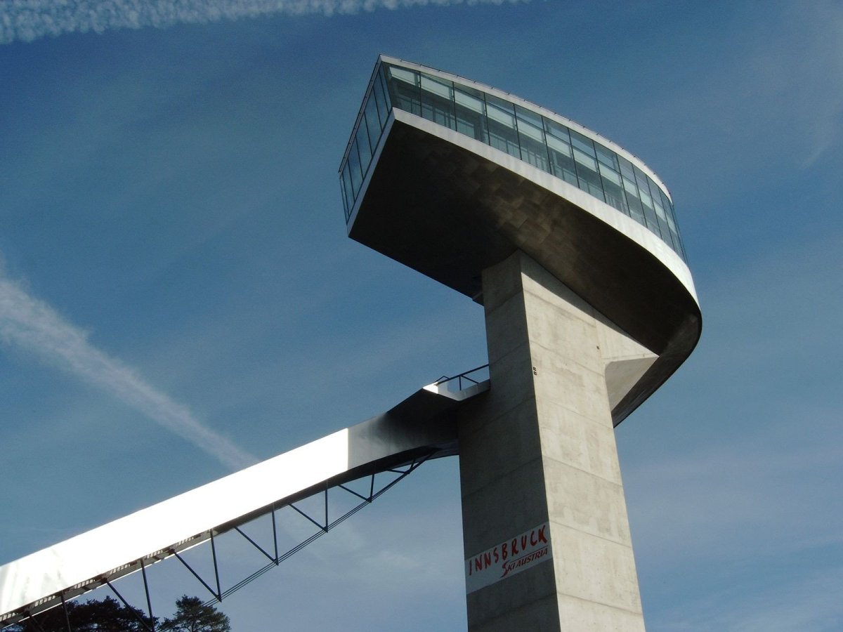 Skokanský můstek v Insbrucku 1999-2002, foto